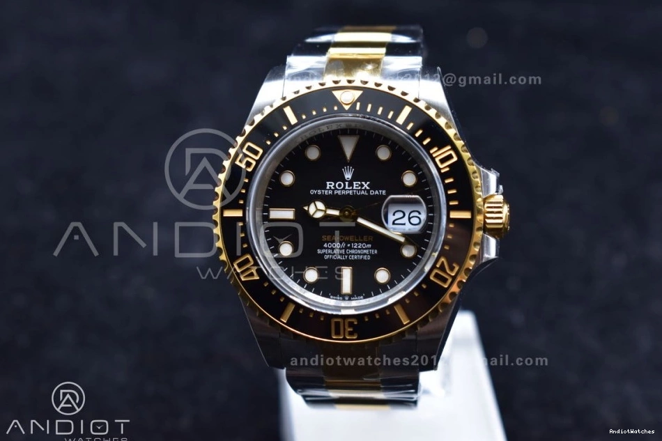 Dial Two on Bracelet SS VS YG Black SmartChoice SS Edition 1073 VSF 126603 Best Tone Sea-Dweller YG 1122